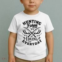 Hunting Fishing Loving Everyday Toddler T-Shirt thumb 2