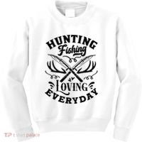 Hunting Fishing Loving Everyday Kids Sweatshirt thumb 0