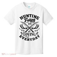 Hunting Fishing Loving Everyday Kids T-Shirt thumb 0