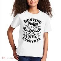 Hunting Fishing Loving Everyday Kids T-Shirt thumb 2