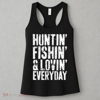 Hunting Fishing Loving Every Day Hunter Fisherman Women's Tank Top thumb 3