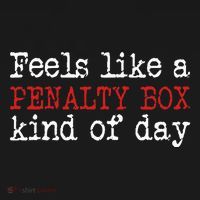 Hockey Feels Like A Penalty Box Day Hockey Player Hoodie thumb 2