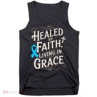 Healed Faith Living Grace Prostate Cancer Awareness Tank Top thumb 0