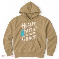 Healed Faith Living Grace Prostate Cancer Awareness Hoodie thumb 0