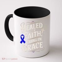 Healed Faith Living Grace Juvenile Arthritis Awareness Coffee Mug thumb 0