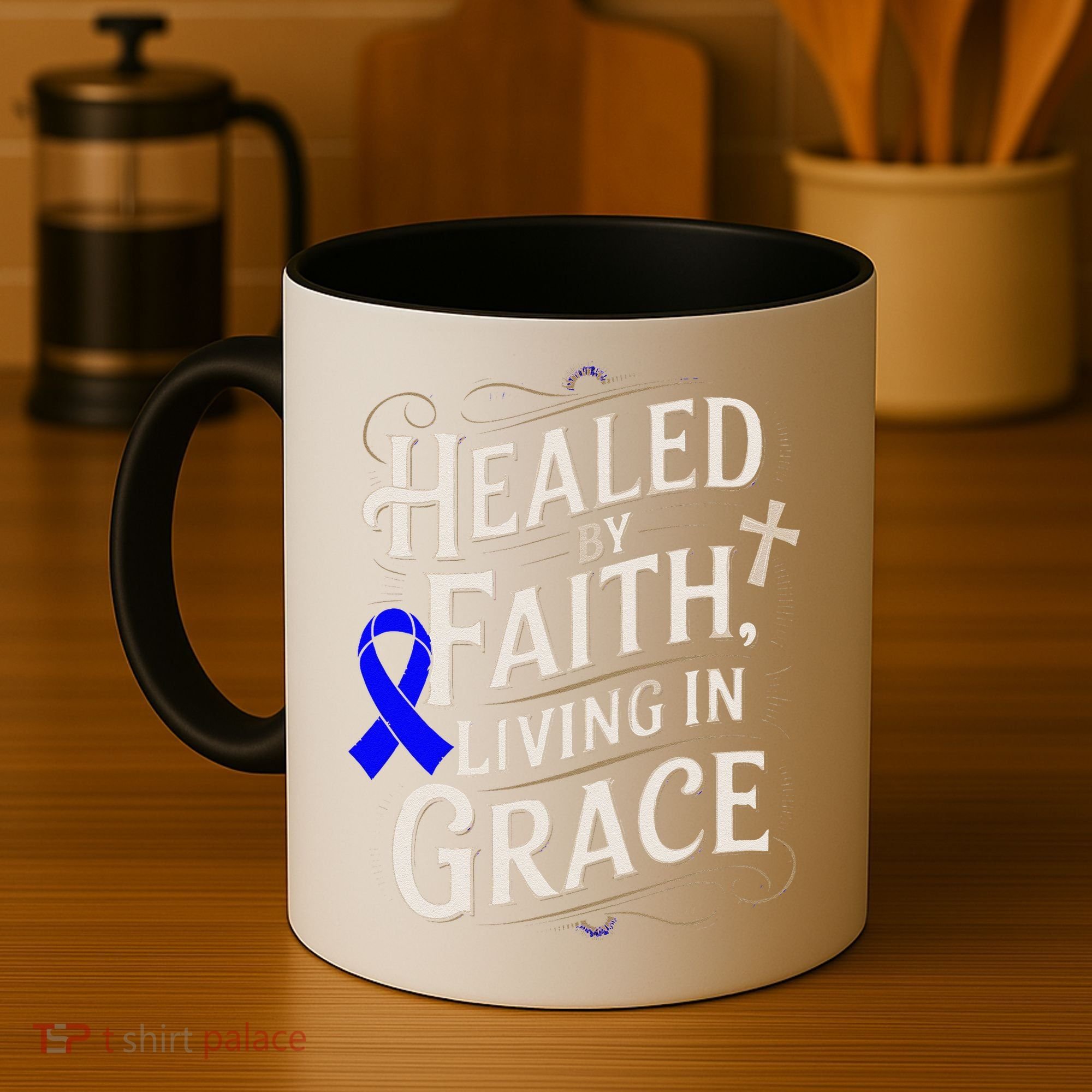Healed Faith Living Grace Juvenile Arthritis Awareness Coffee Mug
