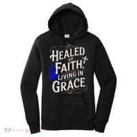 Healed Faith Living Grace Juvenile Arthritis Awareness Women's Hoodie thumb 0