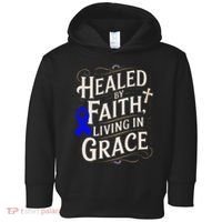 Healed Faith Living Grace Juvenile Arthritis Awareness Toddler Hoodie thumb 0