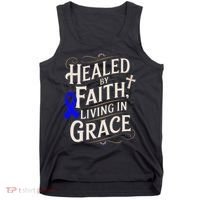Healed Faith Living Grace Juvenile Arthritis Awareness Tank Top thumb 0