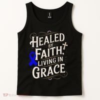 Healed Faith Living Grace Juvenile Arthritis Awareness Tank Top thumb 2