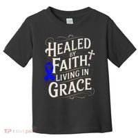 Healed Faith Living Grace Juvenile Arthritis Awareness Toddler T-Shirt thumb 0