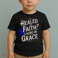 Healed Faith Living Grace Juvenile Arthritis Awareness Toddler T-Shirt thumb 2