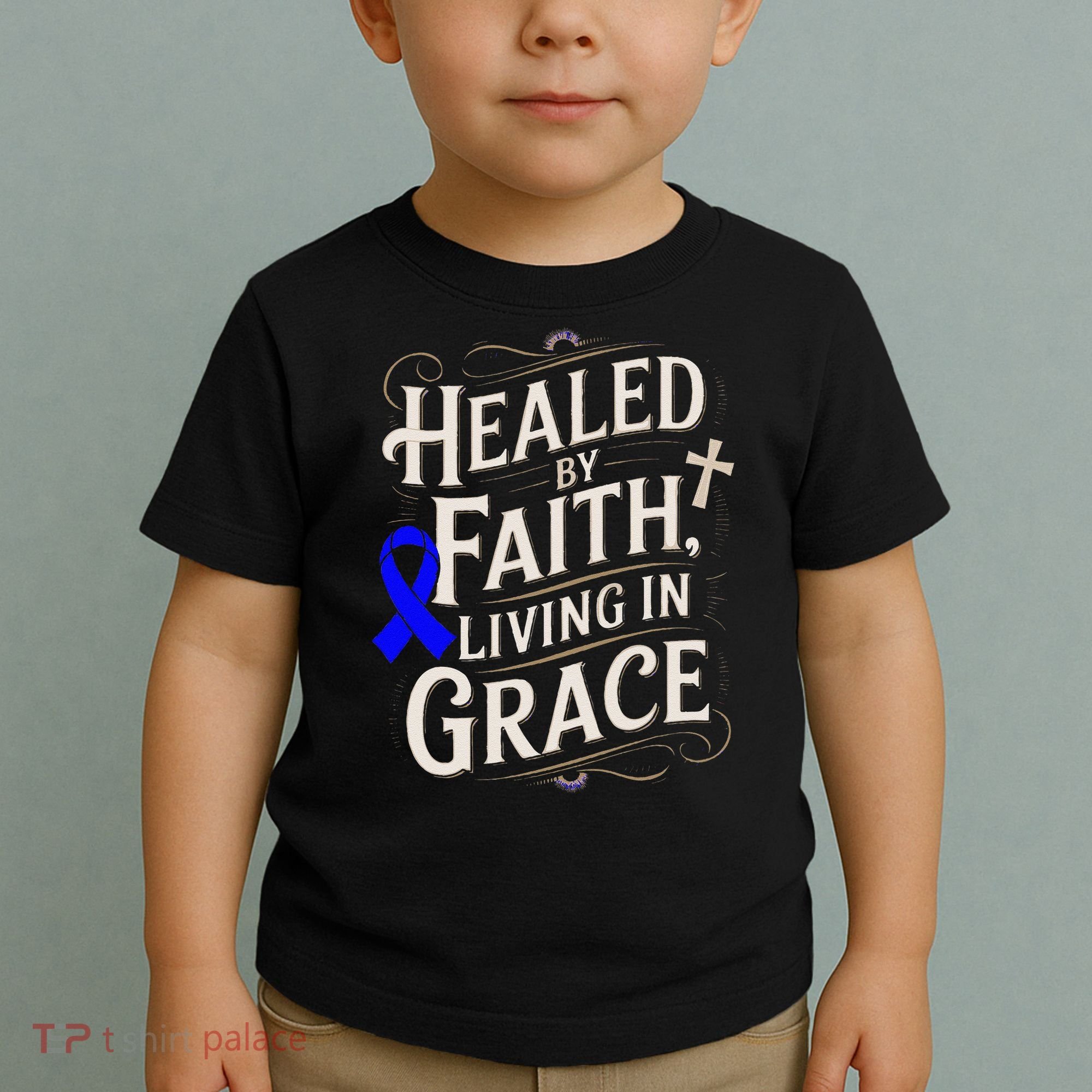 Healed Faith Living Grace Juvenile Arthritis Awareness Toddler T-Shirt