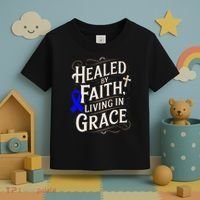 Healed Faith Living Grace Juvenile Arthritis Awareness Toddler T-Shirt thumb 3