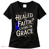 Healed Faith Living Grace Juvenile Arthritis Awareness Women's T-Shirt thumb 0
