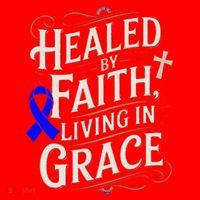 Healed Faith Living Grace Juvenile Arthritis Awareness Santa Hat thumb 1