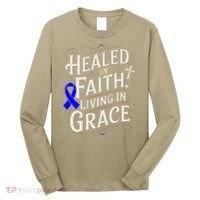 Healed Faith Living Grace Juvenile Arthritis Awareness Long Sleeve Shirt thumb 0