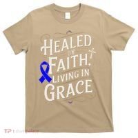 Healed Faith Living Grace Juvenile Arthritis Awareness T-Shirt thumb 0