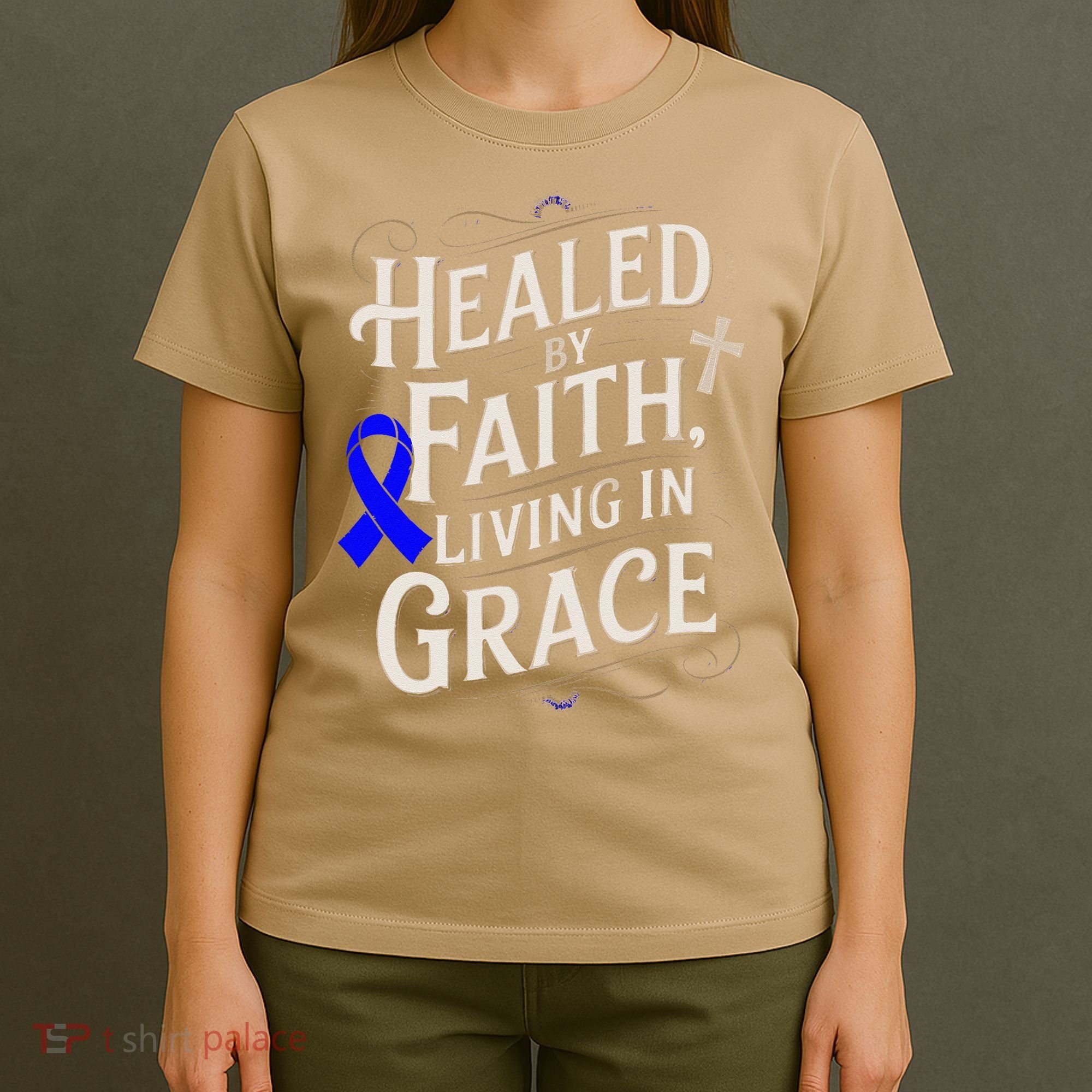 Healed Faith Living Grace Juvenile Arthritis Awareness T-Shirt