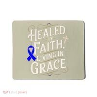 Healed Faith Living Grace Juvenile Arthritis Awareness Mousepad thumb 0