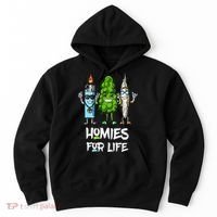 Homies For Life Weed Funny Hoodie thumb 0