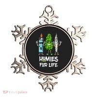 Homies For Life Weed Funny Ornament thumb 0
