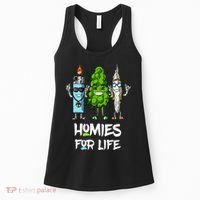 Homies For Life Weed Funny Women's Tank Top thumb 0