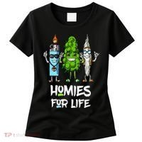 Homies For Life Weed Funny Women's T-Shirt thumb 0