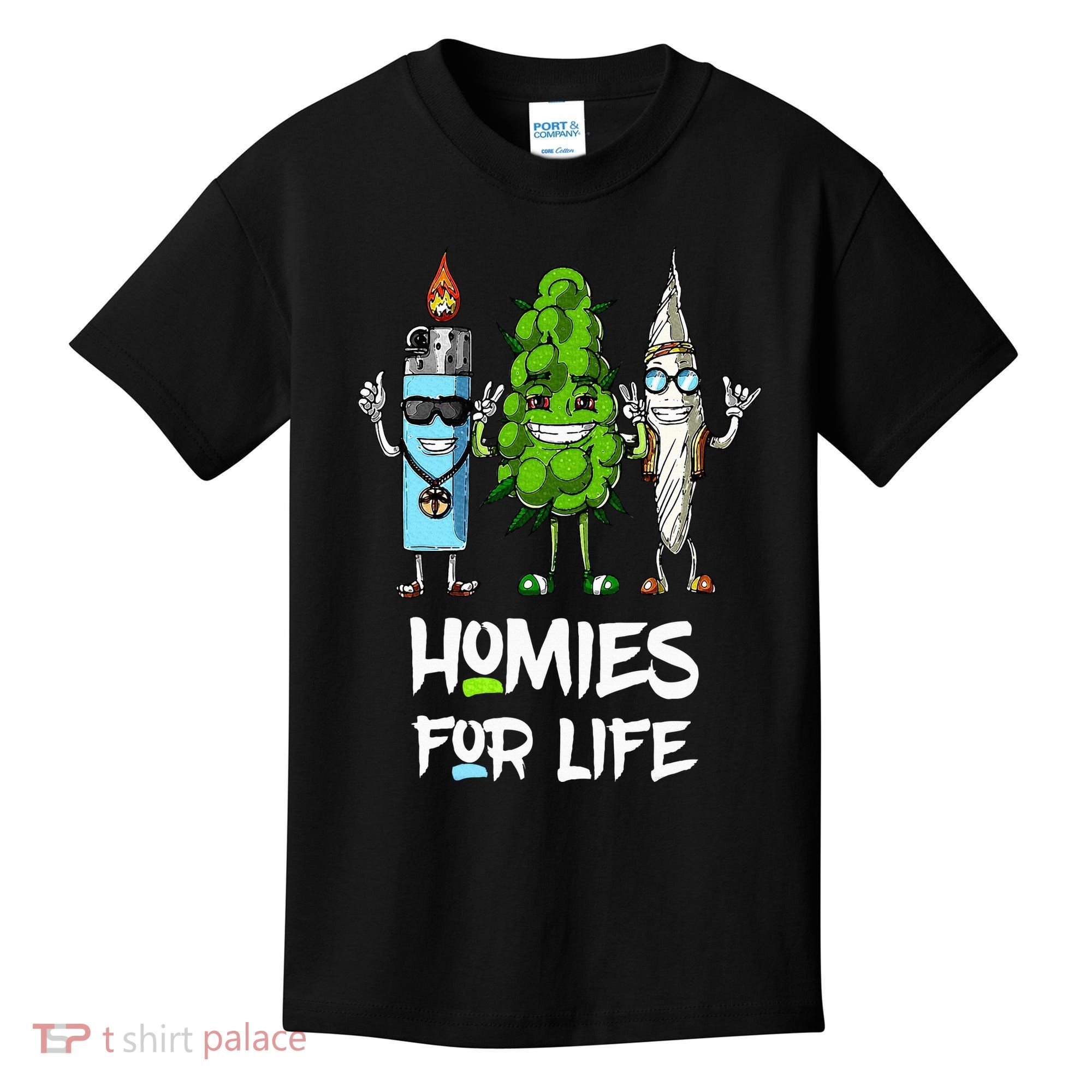 Homies For Life Weed Funny Kids T-Shirt