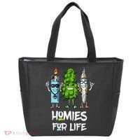 Homies For Life Weed Funny Tote Bag thumb 0