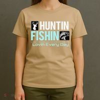 Huntin Fishin Lovin Every Day, Black Fly Hunting And Fishing T-Shirt thumb 4