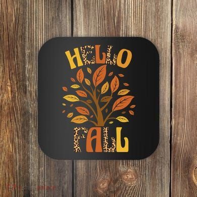 Hello Fall Leopard Season Nature Coaster