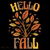 Hello Fall Leopard Season Nature Coaster thumb 2
