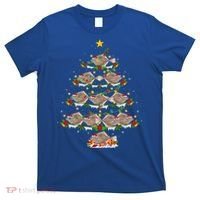 Halibut Fish Lover Xmas Lighting Halibut Christmas Tree Gift T-Shirt thumb 0