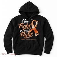 Her Fight My Fight Ms Multiple Sclerosis Awareness Women Hoodie thumb 0