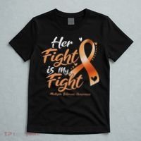 Her Fight My Fight Ms Multiple Sclerosis Awareness Women T-Shirt thumb 5