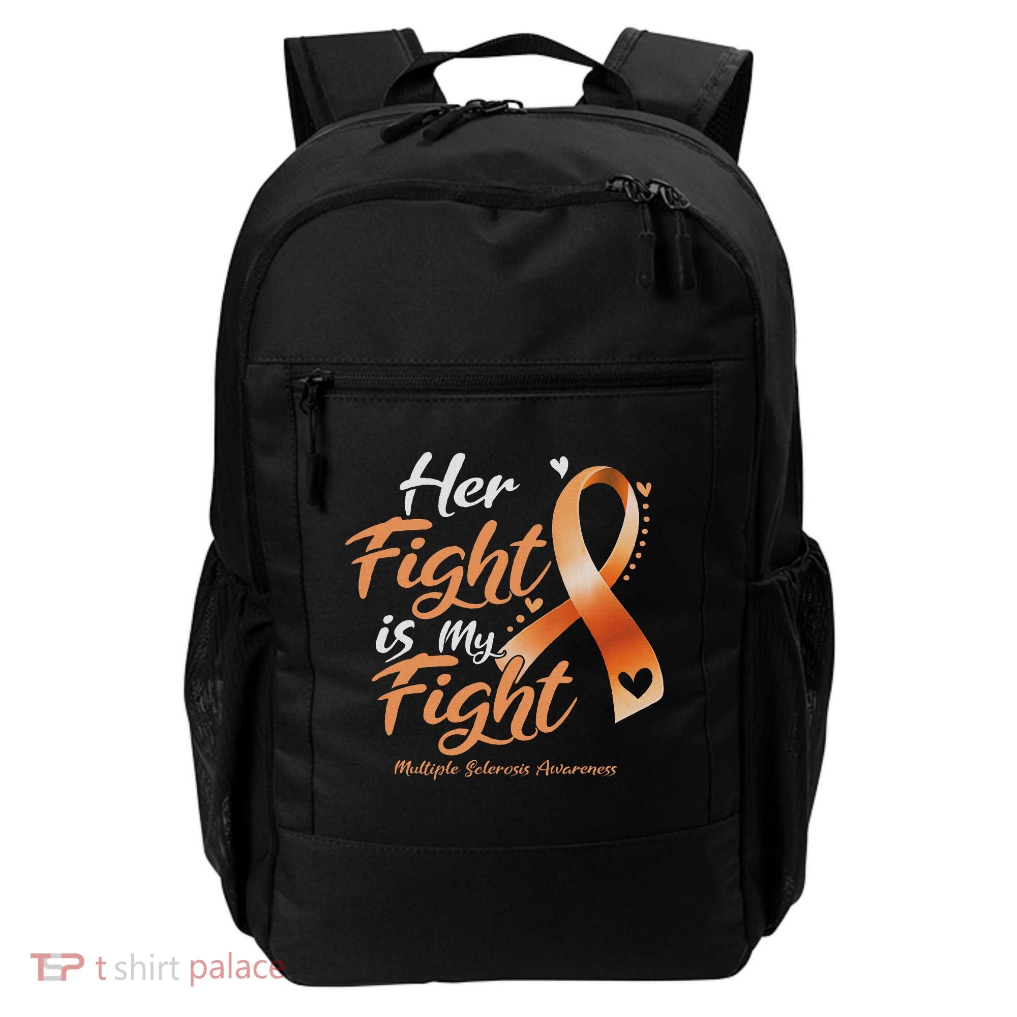 Her Fight My Fight Ms Multiple Sclerosis Awareness Women Backpack