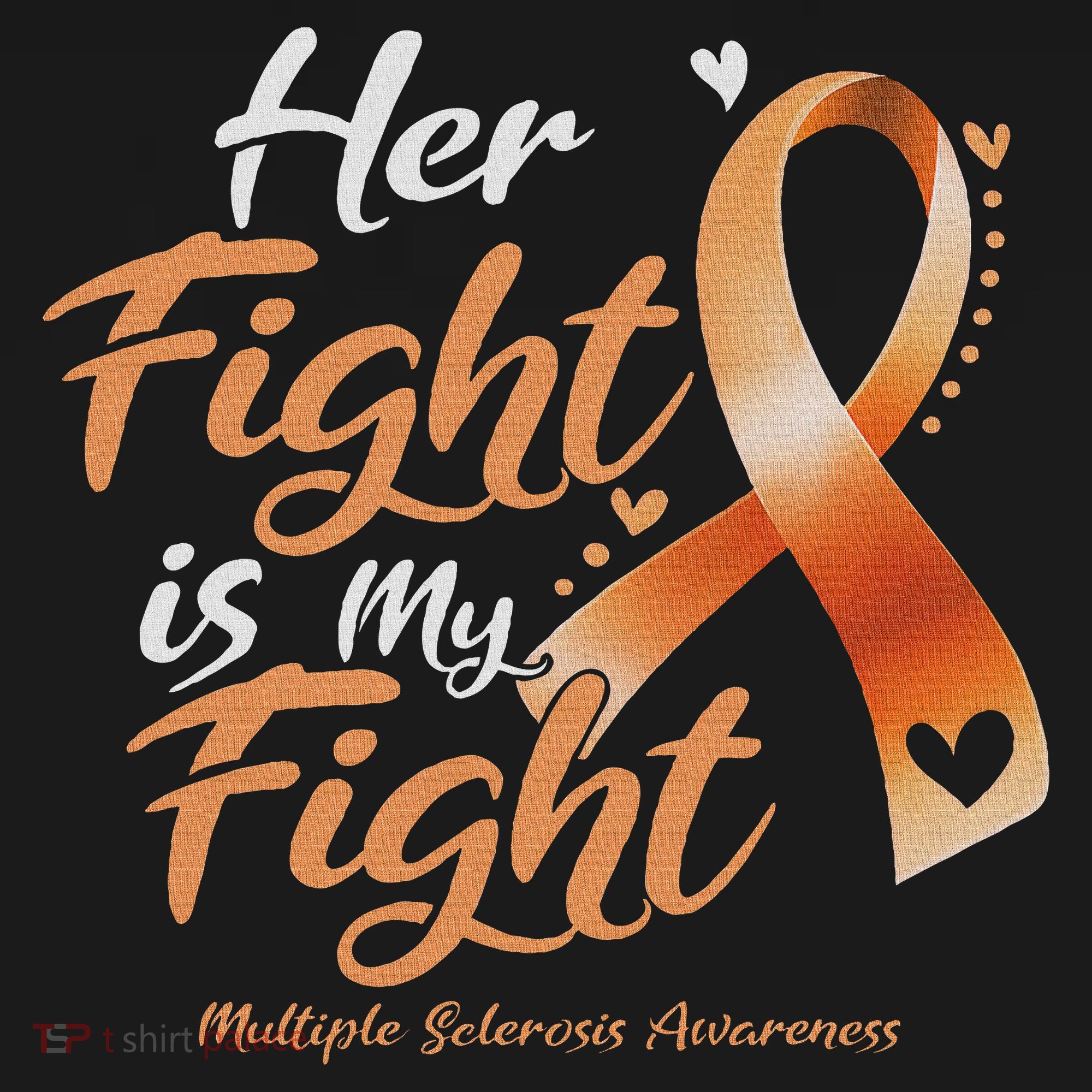 Her Fight My Fight Ms Multiple Sclerosis Awareness Women Mousepad