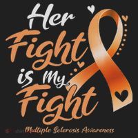 Her Fight My Fight Ms Multiple Sclerosis Awareness Women Hat thumb 2