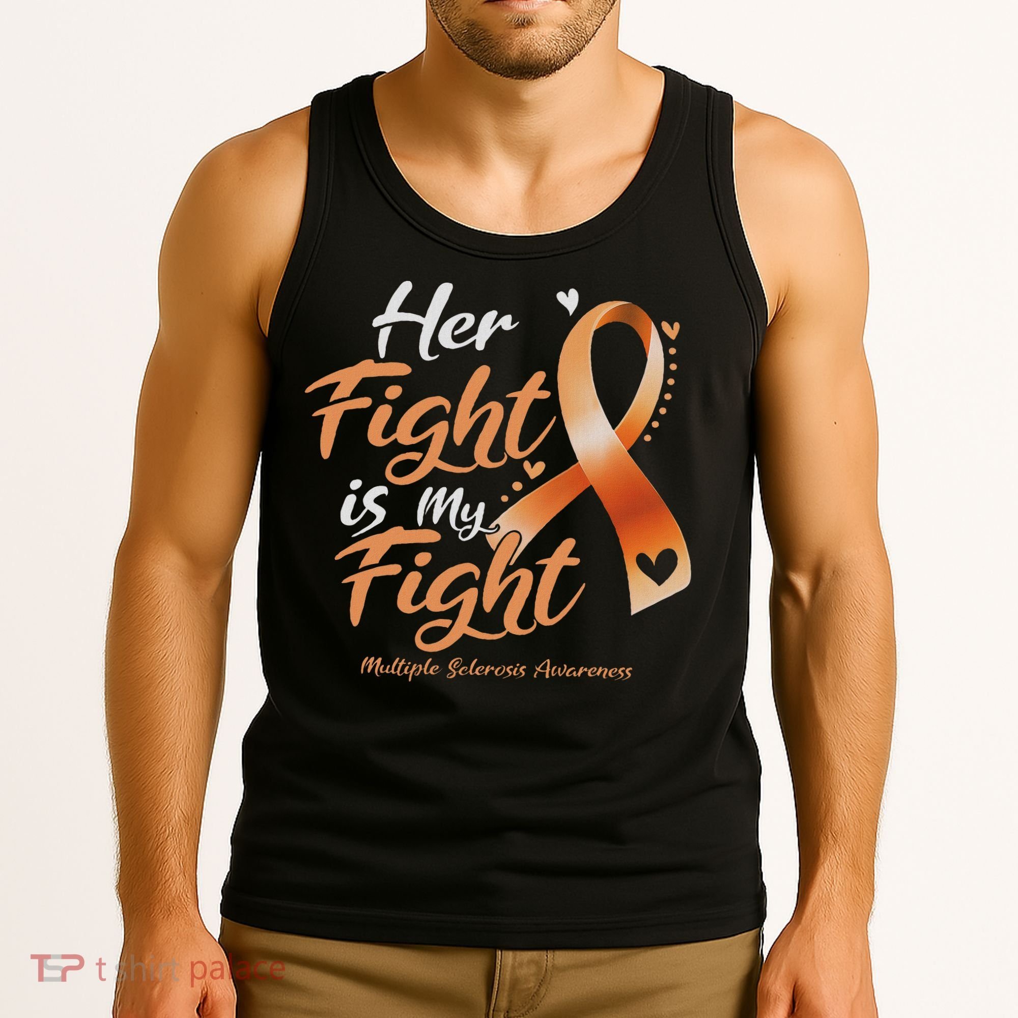 Her Fight My Fight Ms Multiple Sclerosis Awareness Women Tank Top