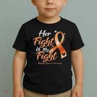 Her Fight My Fight Ms Multiple Sclerosis Awareness Women Toddler T-Shirt thumb 2