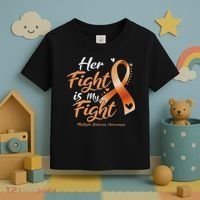 Her Fight My Fight Ms Multiple Sclerosis Awareness Women Toddler T-Shirt thumb 3