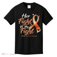 Her Fight My Fight Ms Multiple Sclerosis Awareness Women Kids T-Shirt thumb 0