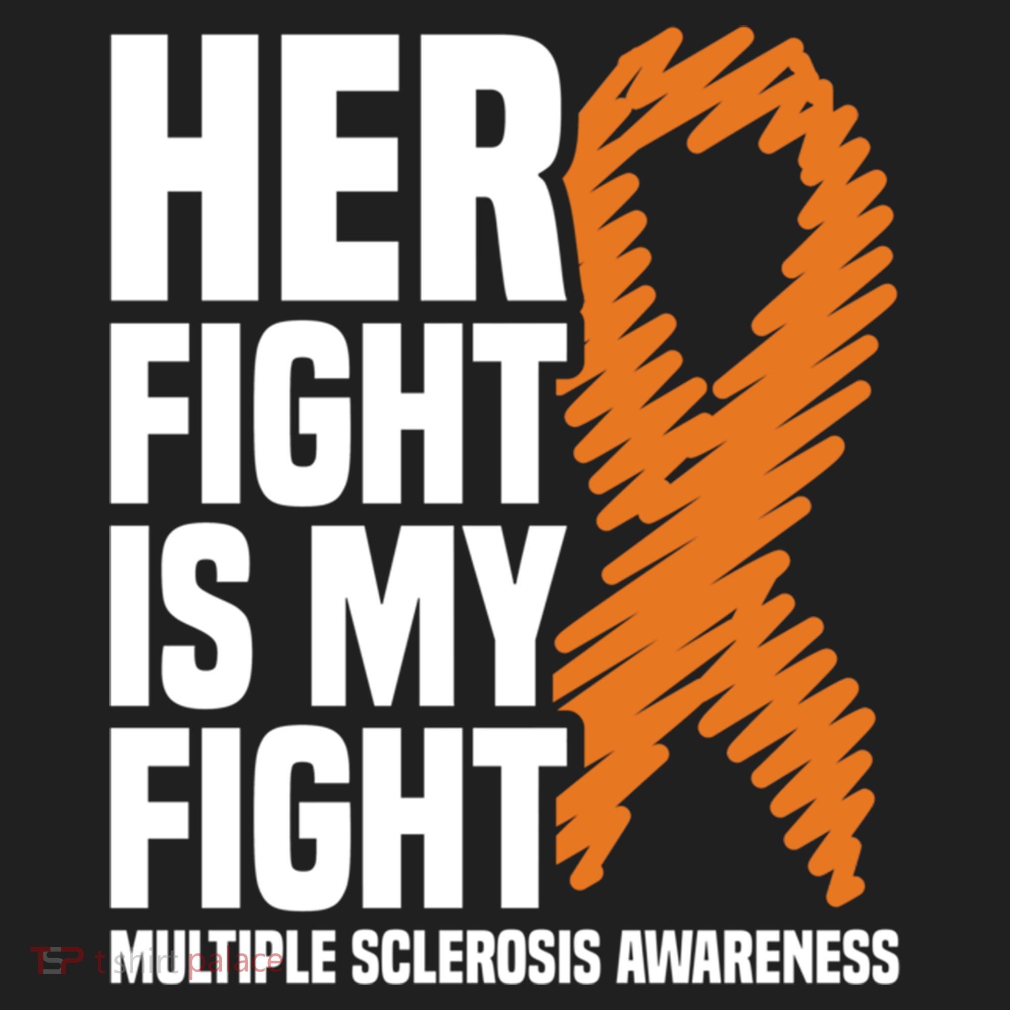 Her Fight My Fight Ms Multiple Sclerosis Awareness Gift Hat