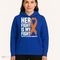 Her Fight My Fight Ms Multiple Sclerosis Awareness Gift Hoodie thumb 5