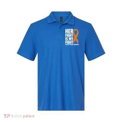 Her Fight My Fight Ms Multiple Sclerosis Awareness Gift Polo