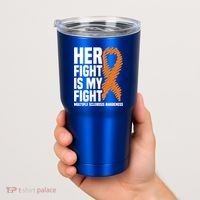 Her Fight My Fight Ms Multiple Sclerosis Awareness Gift Tumbler thumb 2