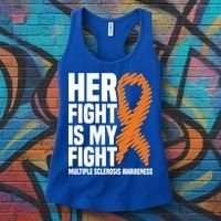Her Fight My Fight Ms Multiple Sclerosis Awareness Gift Women's Tank Top thumb 3