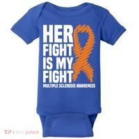 Her Fight My Fight Ms Multiple Sclerosis Awareness Gift Baby Bodysuit thumb 0