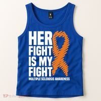 Her Fight My Fight Ms Multiple Sclerosis Awareness Gift Tank Top thumb 2